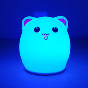 Cartoon silicone lamp clapping lamp colorful night lamp