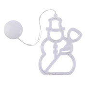 Christmas LED Suction Cup Chandelier Santa Claus Elk Snowman Lights