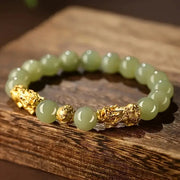 Gold Pixiu Bracelet - Traditional Auspicious Jewelry