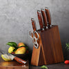 Seven-piece Damascus Kitchen Knife Set