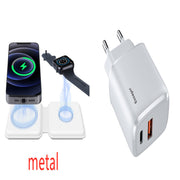 2 in 1 Magnetic Wireless Charger 15W Charging Dock Wireless QI Fast Charger