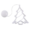 Christmas LED Suction Cup Chandelier Santa Claus Elk Snowman Lights