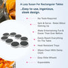 Rotating Dinner Plate Lazy Susan Revolution Dining Table Top Rotating Rack