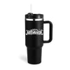 40oz Insulated Tumbler with Handle & Straw – Spill-Proof Stainless Steel Travel Mug